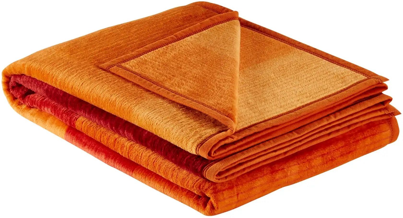 IBENA Jacquard Schlafdecke Sorrento ¦ orange ¦ Maße (cm): B: 150 Dekokissen & Decken > Tagesdecken & Bettüberwürfe - Hö...