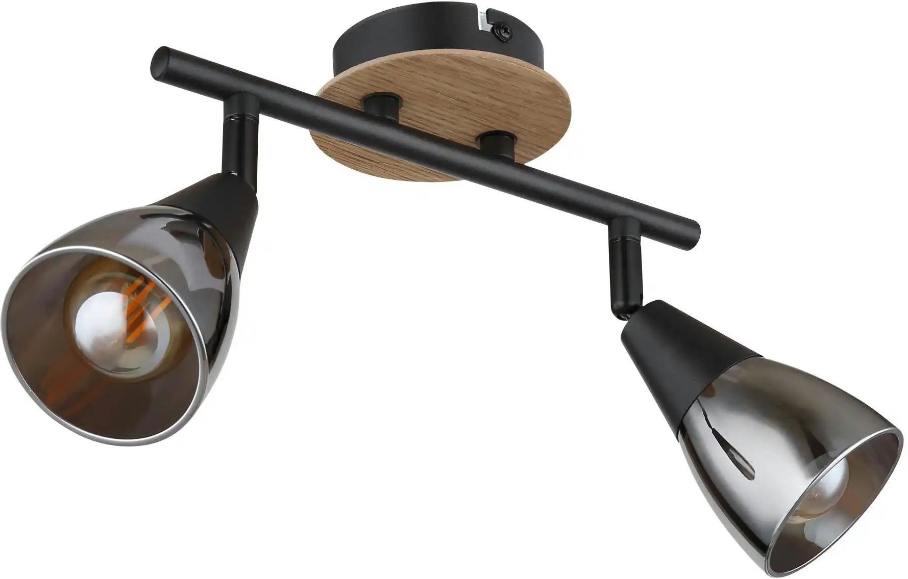 Thumbnail - Globo Lighting Deckenstrahler ¦ schwarz ¦ Maße (cm): B: 25,5 H: 19,5 T: 10.0 Lampen & Leuchten > Deckenleuchten - Höff...