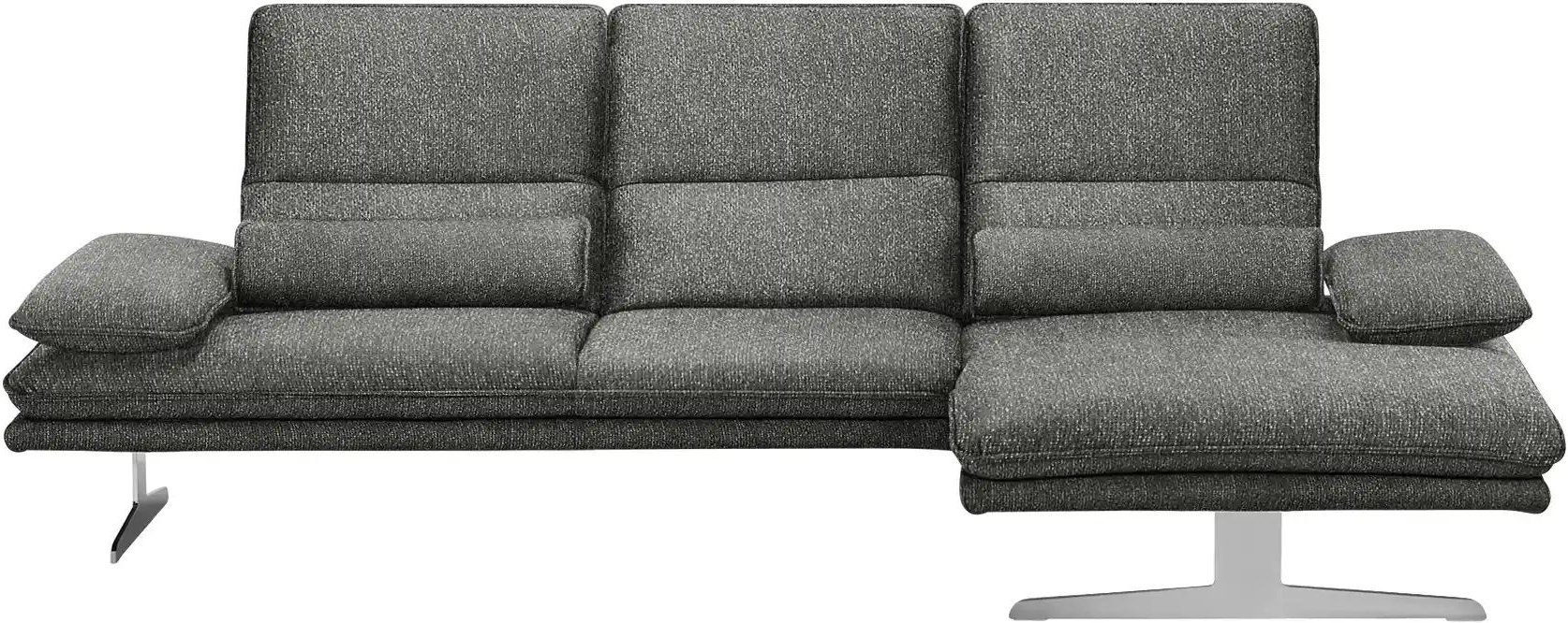 W.SCHILLIG Ecksofa 16777 Broadway ¦ grau ¦ Maße (cm): B: 291 H: 94 T: 164.0 Polstermöbel > Sofas > Ecksofas - Höffner