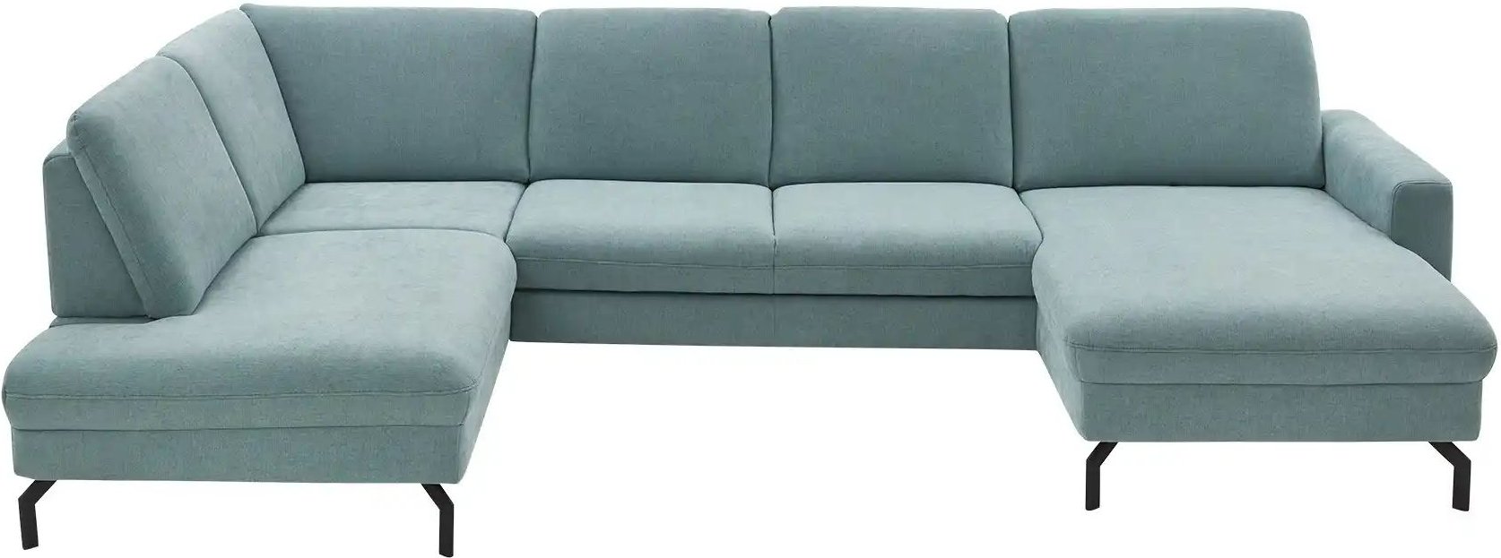meinSofa Wohnlandschaft Grace ¦ blau ¦ Maße (cm): B: 337 H: 89 T: 220.0 Polstermöbel > Sofas > Wohnlandschaften - Höffn...