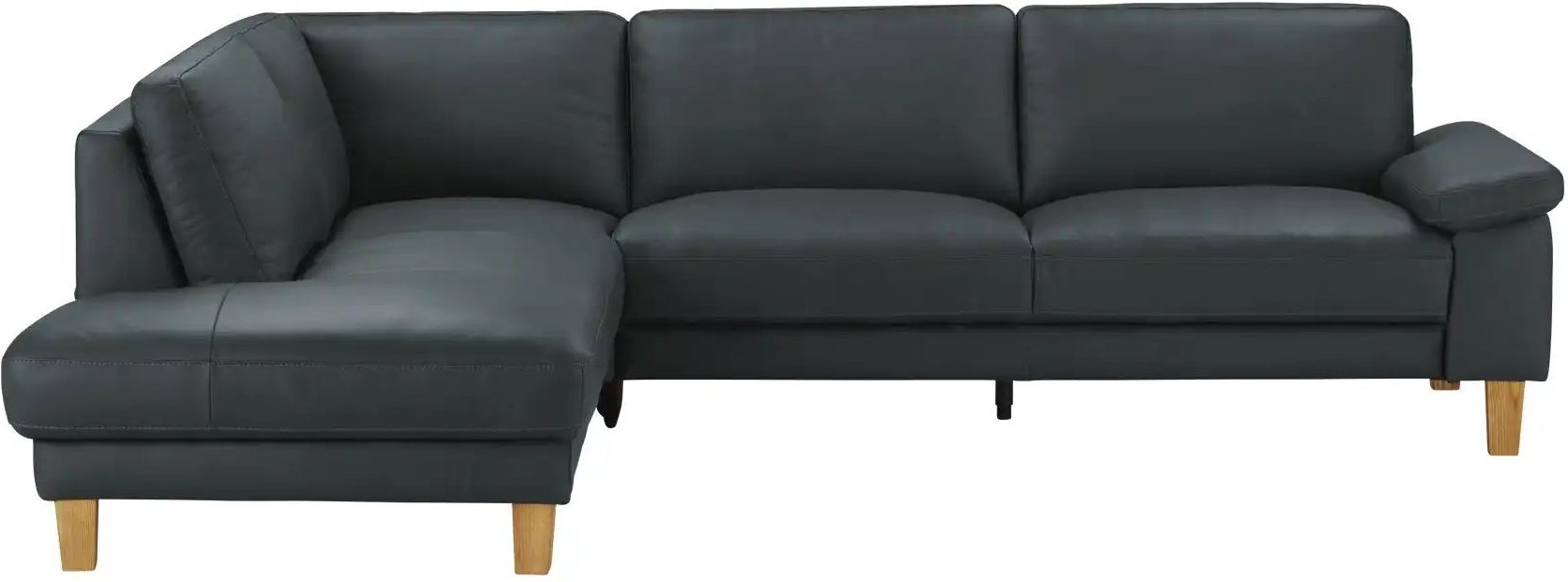 Ravensberger Werkstätten Ecksofa Leder RW-Select ¦ blau ¦ Maße (cm): B: 274 H: 77 T: 220.0 Polstermöbel > Sofas > Ecksof...