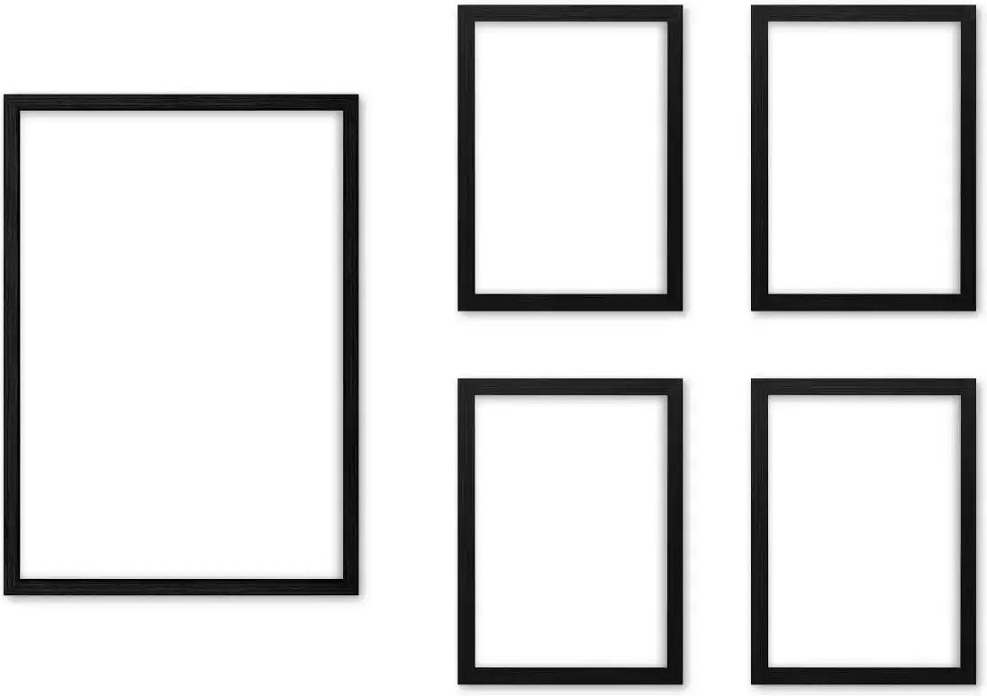 Bilderrahmen-Set ¦ holzfarben ¦ Kunststoff ¦ Maße (cm): B: 21 H: 30 T: 2.0 Accessoires > Bilderrahmen - Höffner