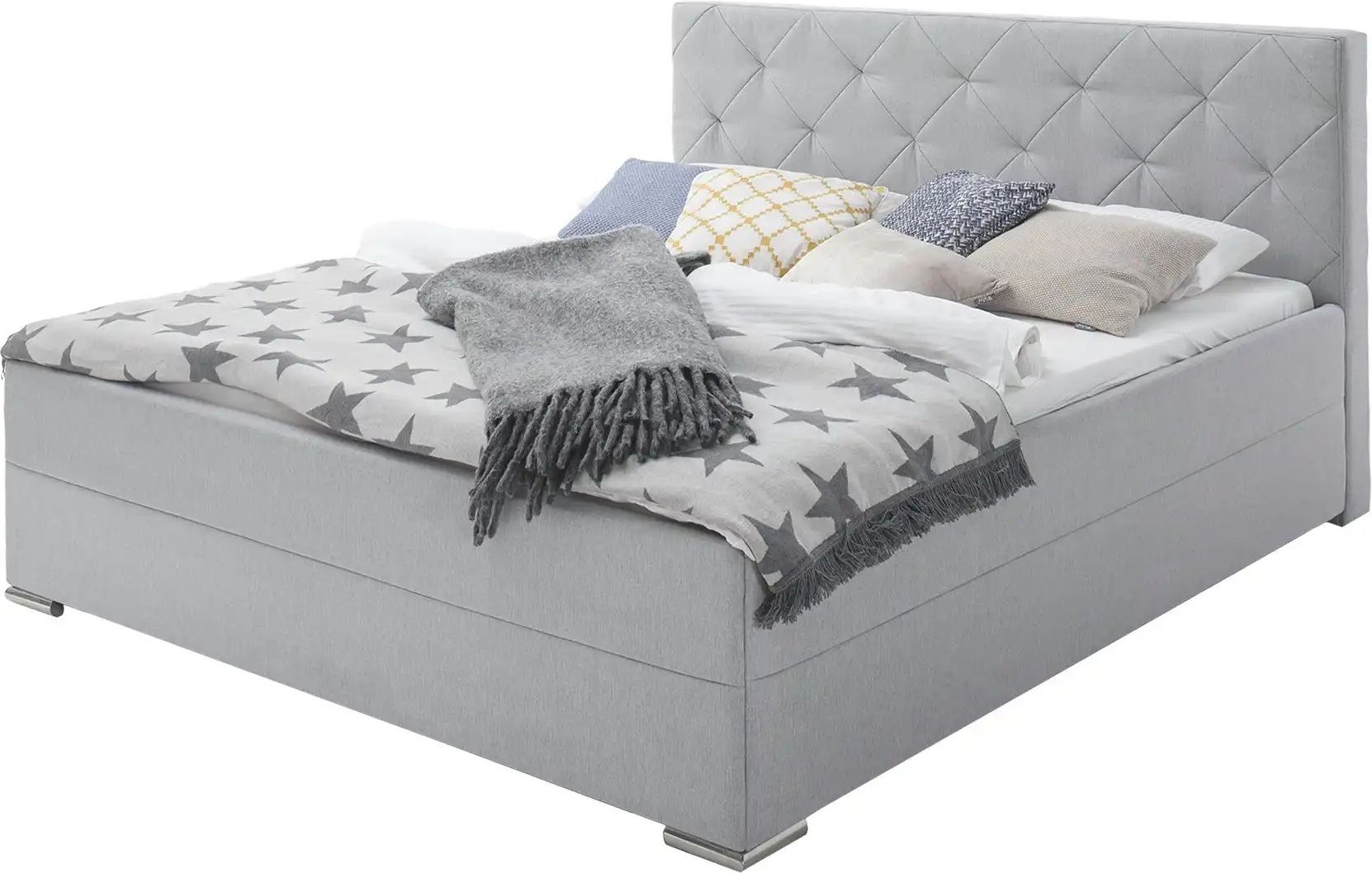 Boxbett  Ramford ¦ grau ¦ Maße (cm): B: 191 H: 110 T: 218.0 Betten > Komfortbetten - Höffner