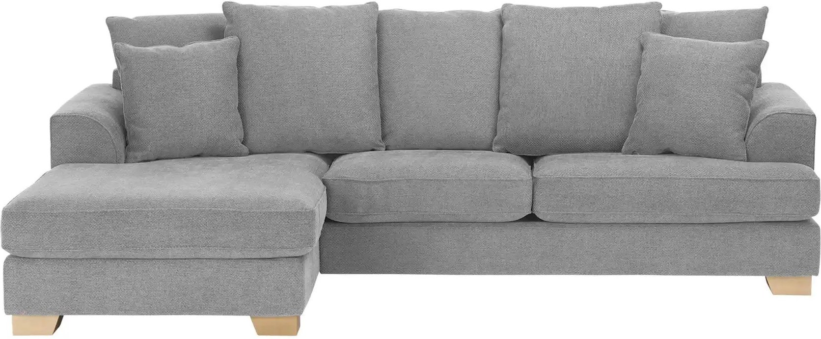 SOHO Ecksofa Franka ¦ grau ¦ Maße (cm): B: 268 H: 87 T: 161.0 Polstermöbel > Sofas > 3-Sitzer - Höffner