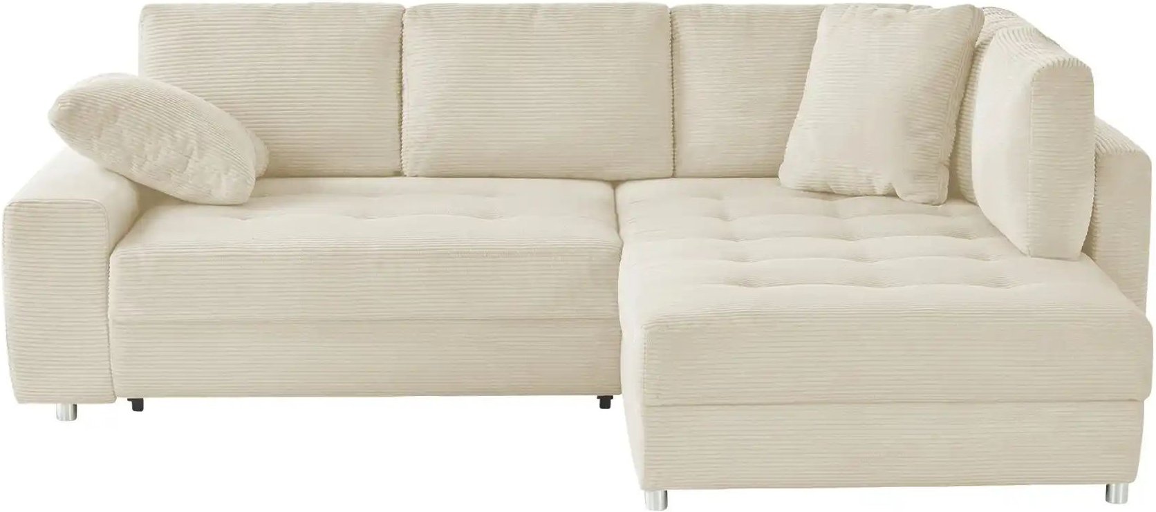 bobb Ecksofa Arissa de Luxe ¦ creme ¦ Maße (cm): B: 265 H: 84 T: 215.0 Polstermöbel > Sofas > Ecksofas - Höffner