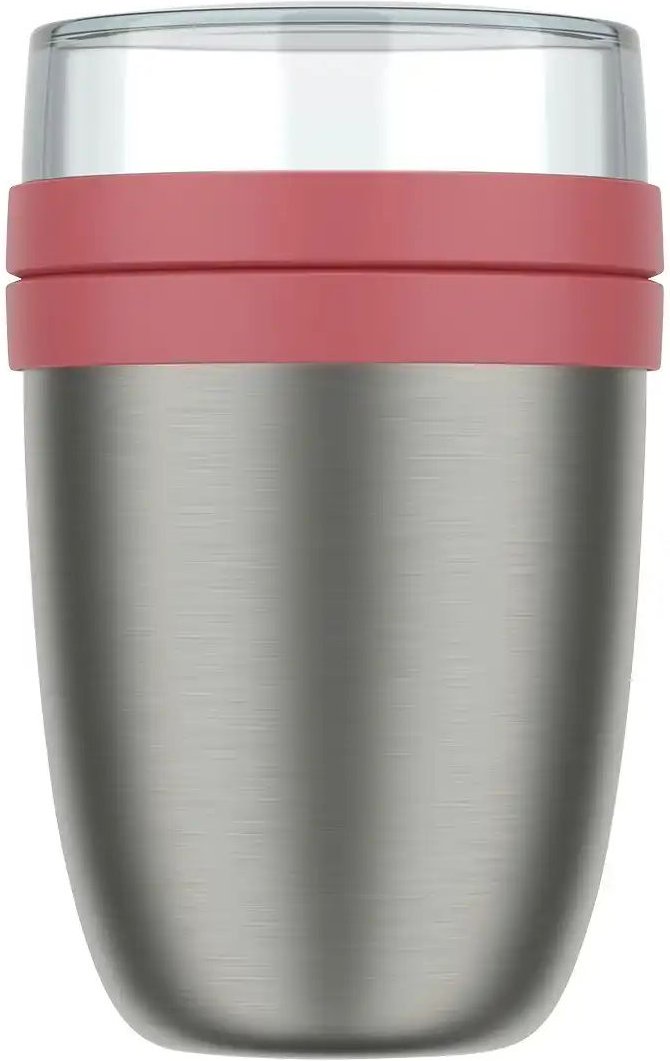 Thumbnail - Thermolunchpot Ellipse ¦ Edelstahl,Kunststoff ¦ Maße (cm): H: 16,9 Ø: 10.7 Kaffee & Tee > Isolierbecher - Höffner