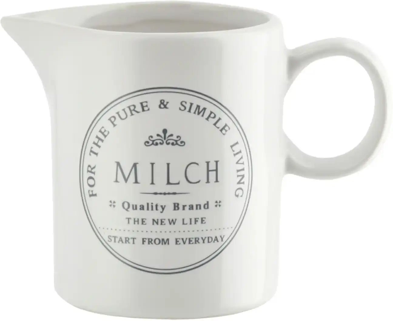 KHG Milchkännchen ¦ weiß ¦ Maße (cm): H: 8,3 Ø: 6.7 Geschirr > Einzelgeschirrteile - Höffner