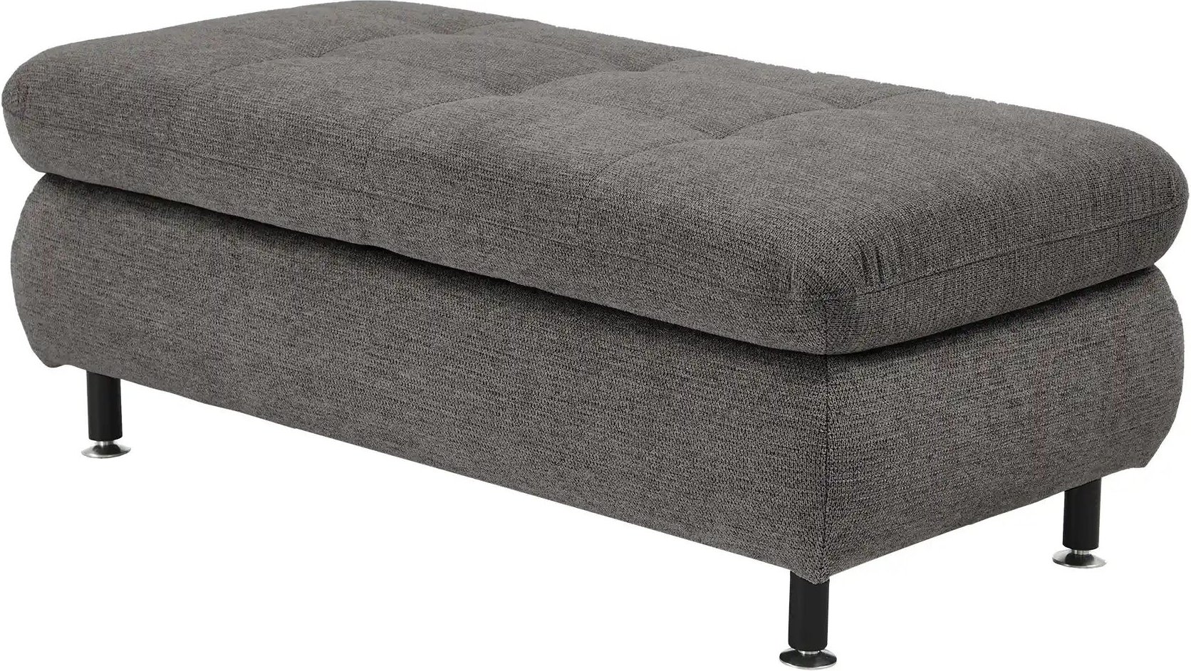 Lounge Collection Polsterhocker Liora ¦ grau ¦ Maße (cm): B: 129 H: 47 T: 64.0 Polstermöbel > Hocker - Höffner