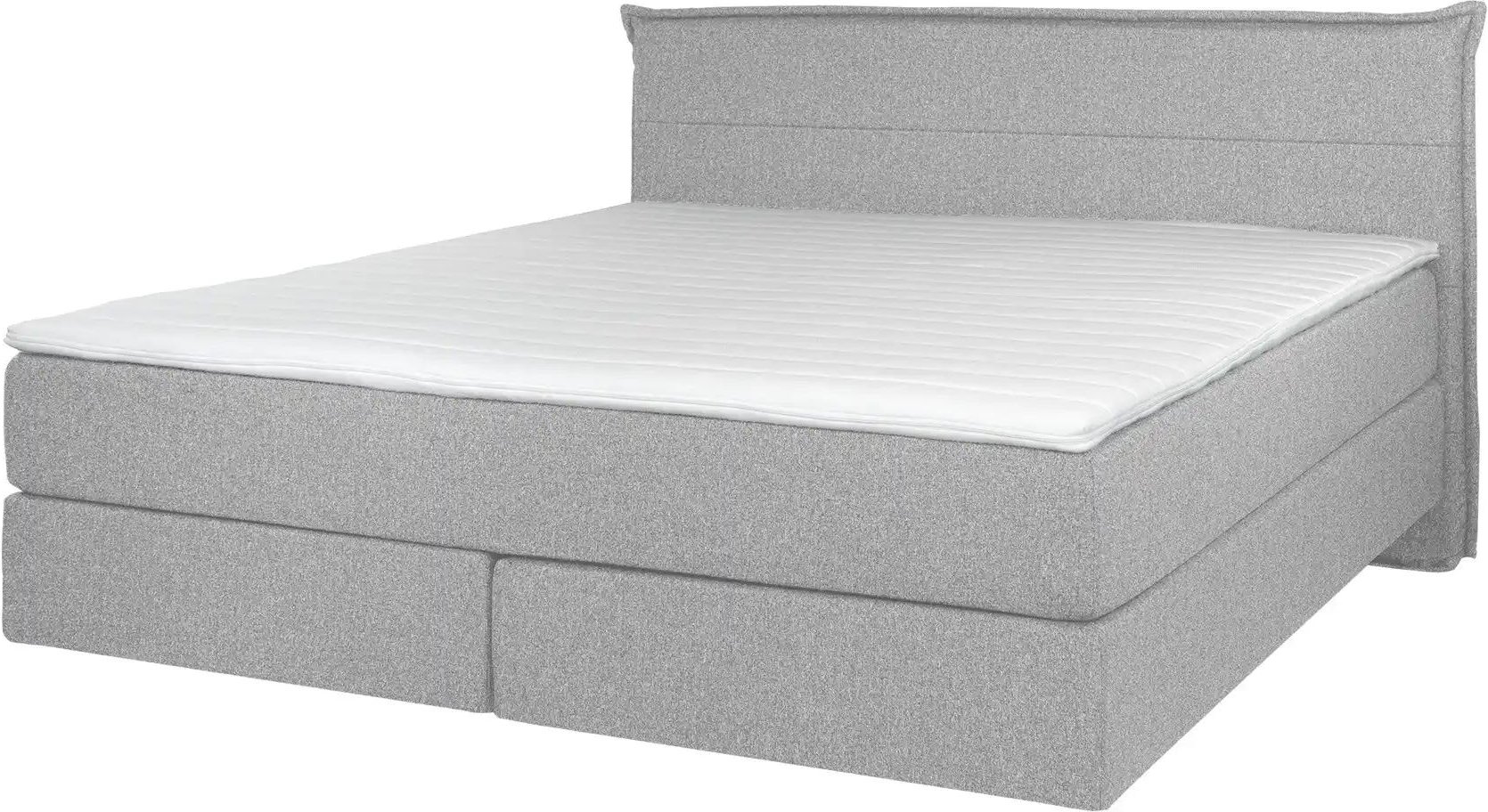 Boxspringbett 160x200 in hellgrau Lunor ¦ Maße (cm): B: 160 H: 105 Betten > Boxspringbetten - Höffner