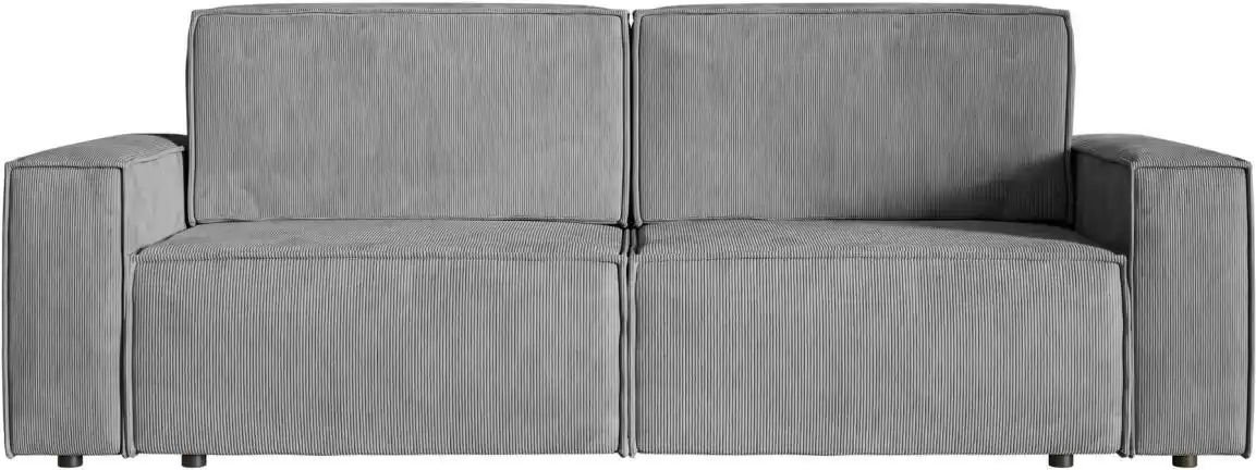 Selsey Schlafsofa Copertino ¦ grau ¦ Maße (cm): B: 242 H: 84 Polstermöbel > Sofas > 3-Sitzer - Höffner