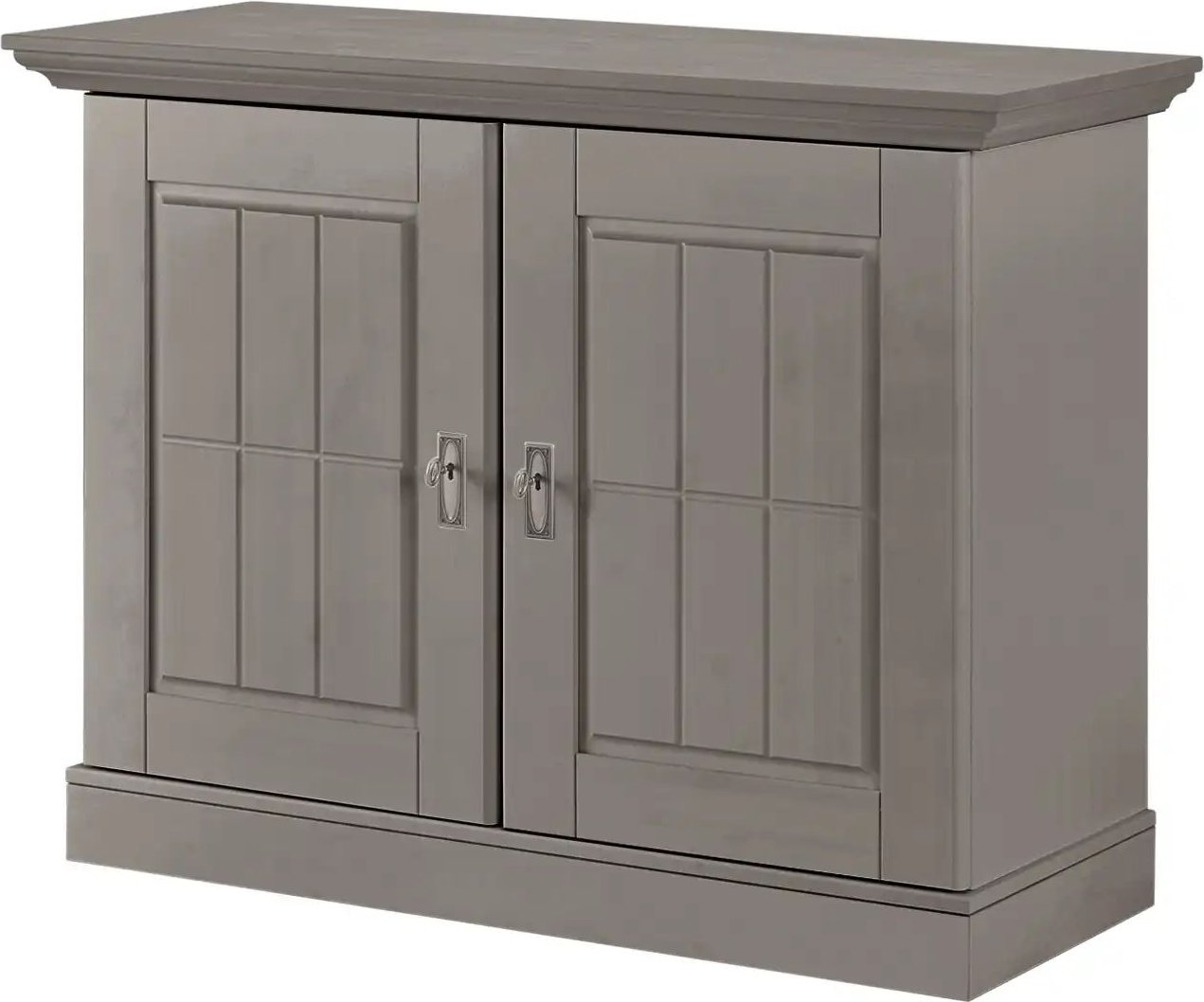 maison bleue Sideboard Florian ¦ grau ¦ Maße (cm): B: 118,5 H: 90,1 T: 48.0 Kommoden & Sideboards > Sideboards - Höffne...