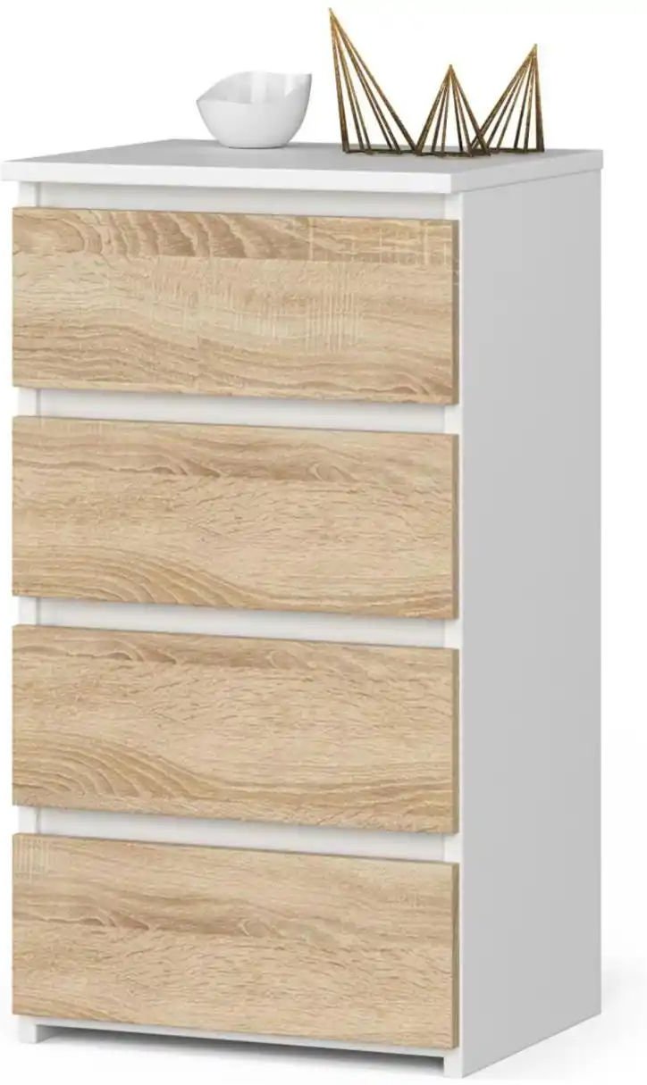 Kommode mit 4 Schubladen Carlo ¦ mehrfarbig ¦ Maße (cm): B: 40 H: 74 Kommoden & Sideboards > Kommoden - Höffner