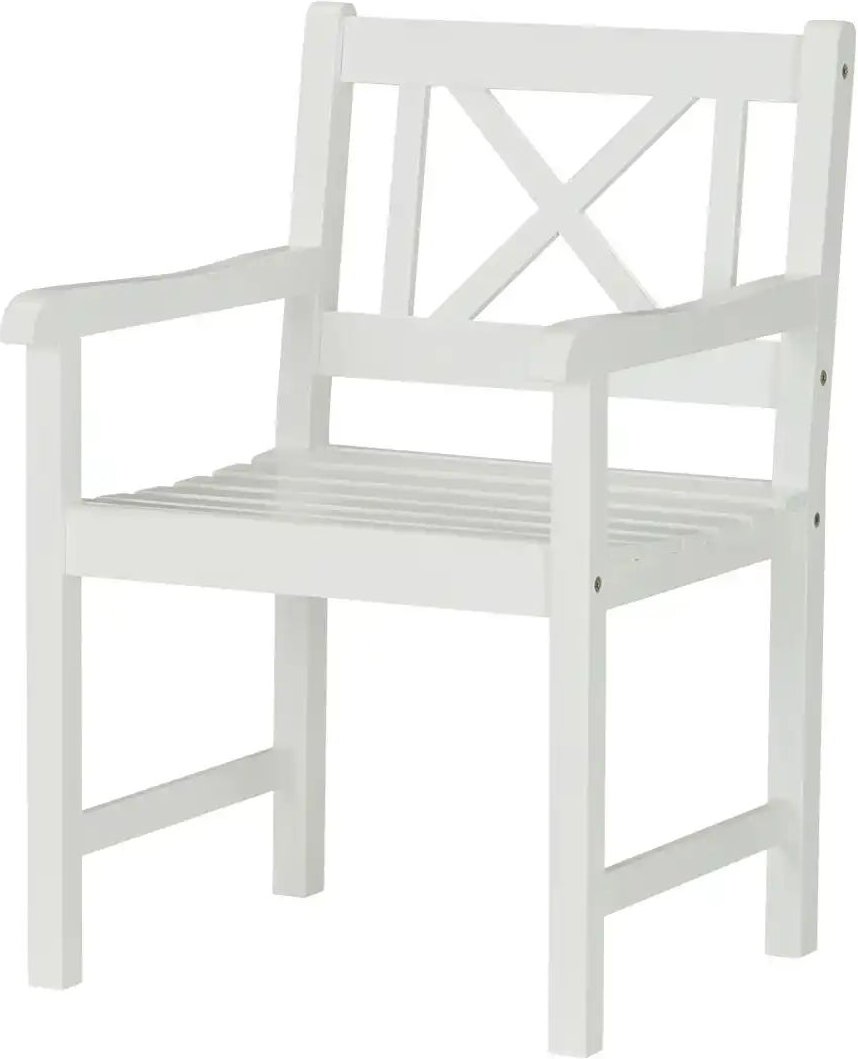 Gartenstuhl weiß Rosenborg ¦ weiß ¦ Maße (cm): B: 59 H: 89 T: 59.0 Garten > Gartenmöbel > Gartenstühle - Höffner