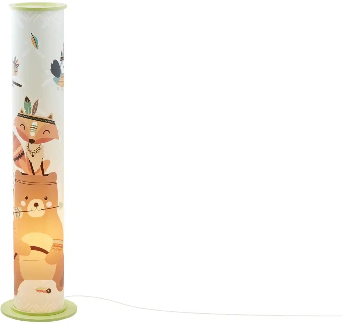 Stehleuchte 1-flammig grün ¦ mehrfarbig ¦ Maße (cm): H: 95 Ø: 15 Lampen & Leuchten > Kinderlampen - Höffner