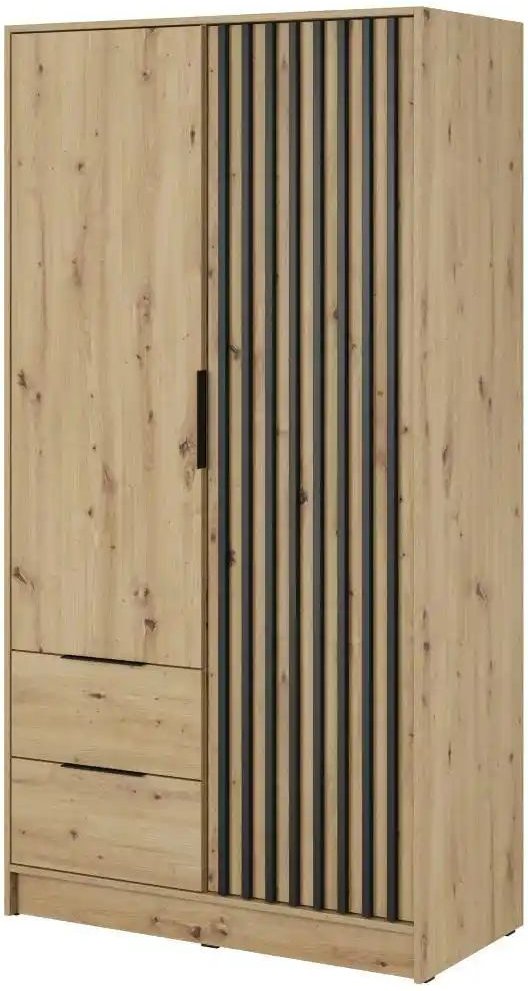 Drehtürenschrank  Nelly ¦ braun ¦ Maße (cm): B: 105 H: 200 Schränke > Kleiderschränke > Drehtürenschränke - Höffner