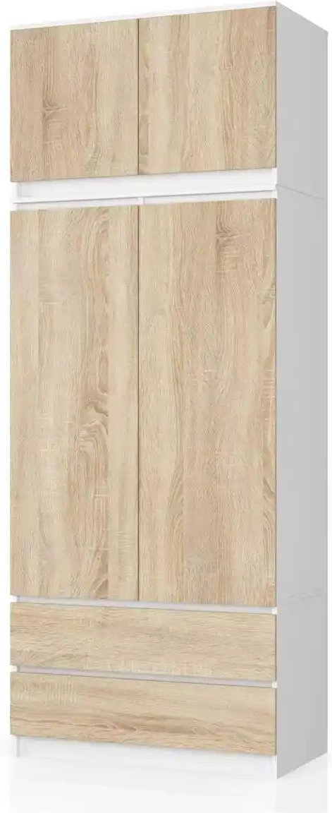 Drehtürenschrank 234 cm hoch Oda ¦ mehrfarbig ¦ Maße (cm): B: 90 H: 234 Schränke > Kleiderschränke > Drehtürenschränke -...