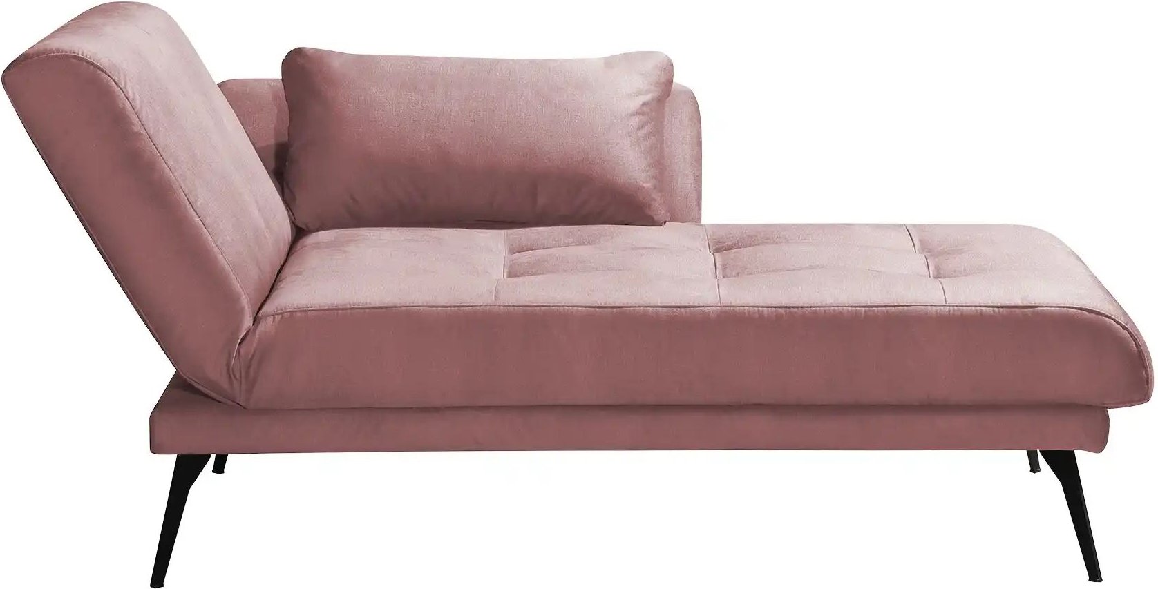 Recamiere Amira ¦ rosa/pink ¦ Maße (cm): B: 200 H: 85 T: 106.0 Polstermöbel > Ottomanen & Recamiere - Höffner