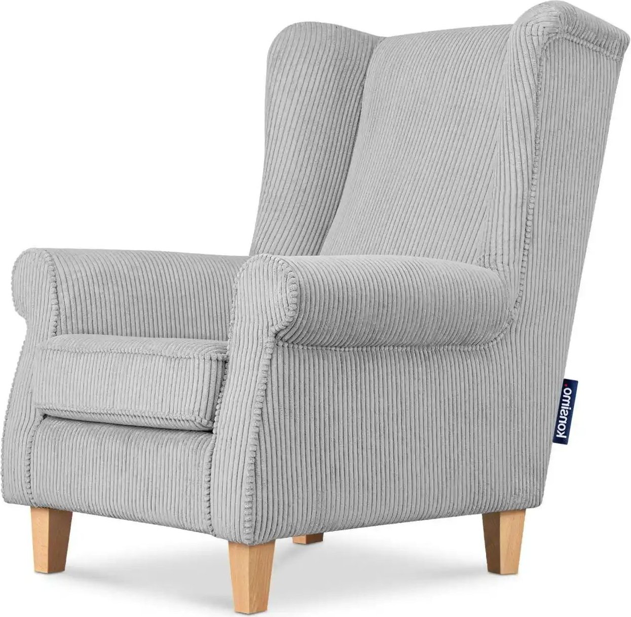 Thumbnail - KONSIMO Ohrensessel Miles ¦ grau ¦ Maße (cm): B: 82 H: 105 Polstermöbel > Sessel > Ohrensessel - Höffner