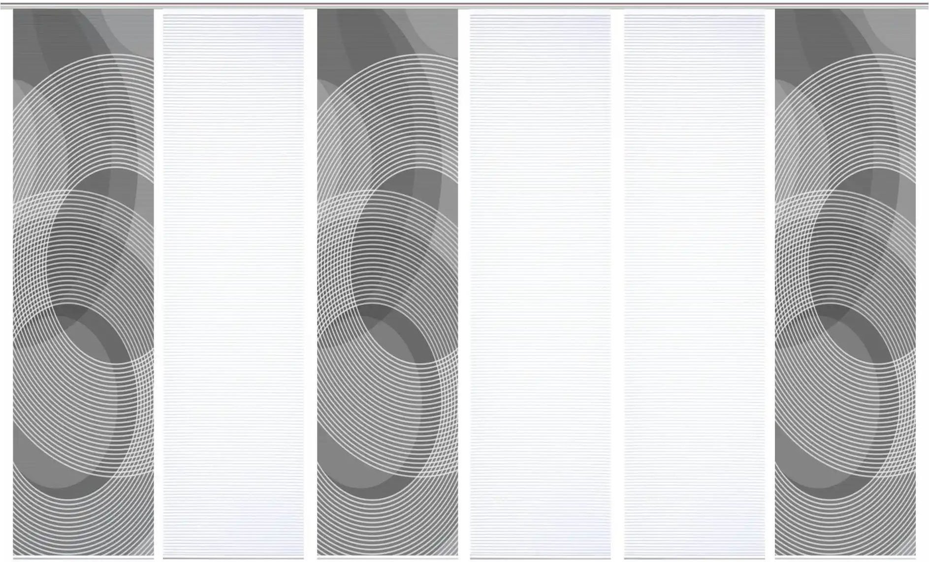 HOME in green Schiebevorhang ¦ schwarz ¦ Synthetik ¦ Maße (cm): B: 60 H: 245 Gardinen & Rollos > Gardinen & Vorhänge >...