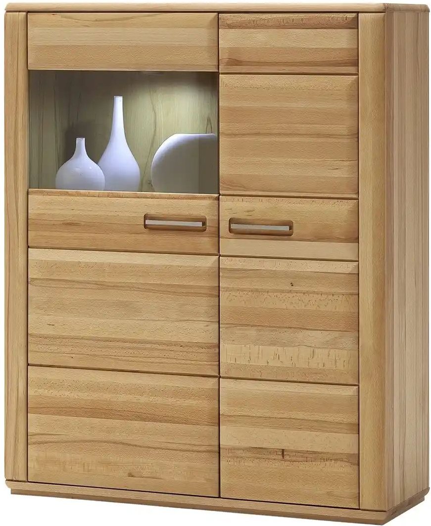 Woodford Kombi-Highboard Dio ¦ holzfarben ¦ Maße (cm): B: 107 H: 131 T: 38.0 Kommoden & Sideboards > Highboards - Höffn...