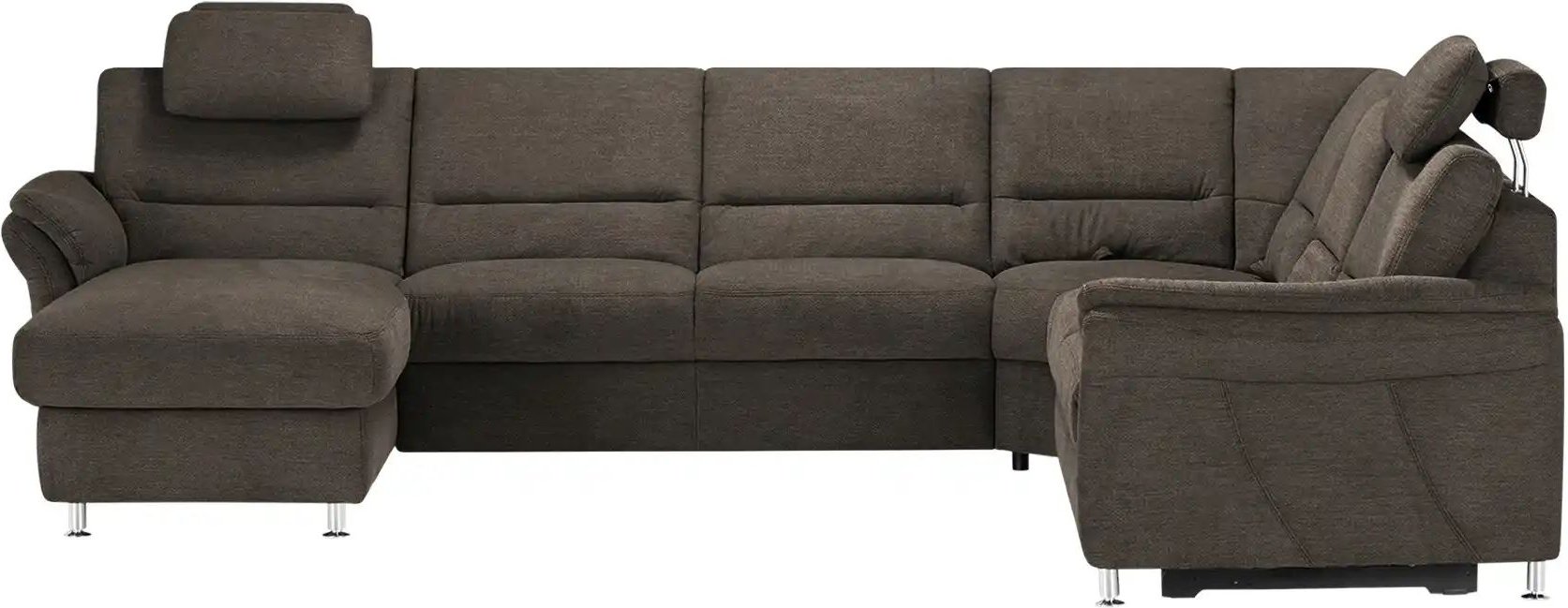 meinSofa Wohnlandschaft Donald ¦ braun ¦ Maße (cm): B: 335 H: 89 T: 262.0 Polstermöbel > Sofas > Wohnlandschaften - Höf...