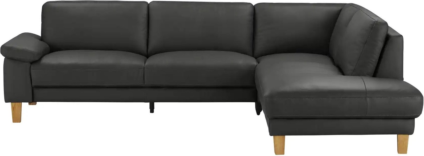 Ravensberger Werkstätten Ecksofa Leder RW-Select ¦ schwarz ¦ Maße (cm): B: 274 H: 77 T: 220.0 Polstermöbel > Sofas > Eck...