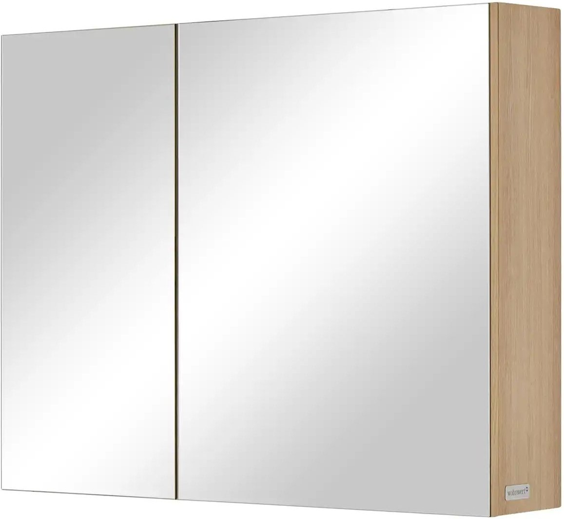 Wohnwert Spiegelschrank Capri ¦ weiß ¦ Maße (cm): B: 90 H: 70 T: 18.0 Schränke > Badschränke > Spiegelschränke - Höffne...