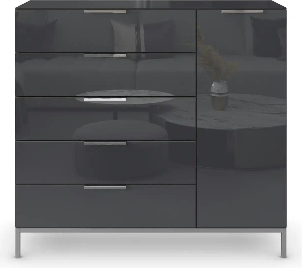 Sideboard Flipp ¦ schwarz ¦ Maße (cm): B: 120 H: 110 Kommoden & Sideboards > Sideboards - Höffner
