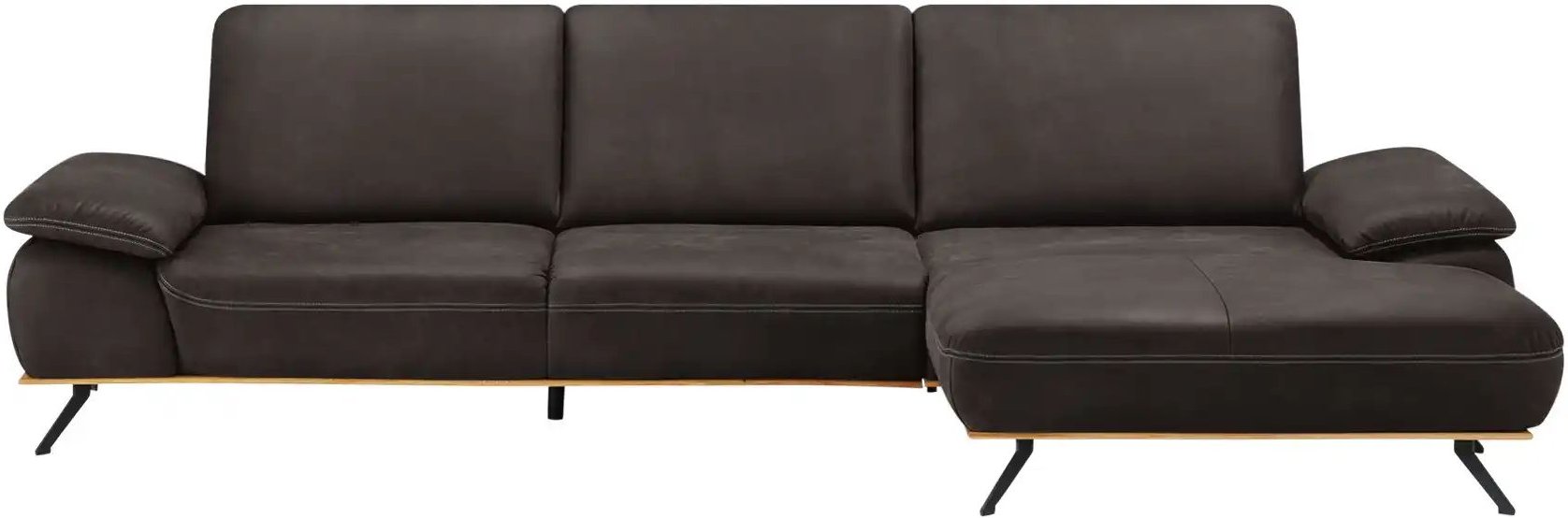 meinSofa Ecksofa  Fiona ¦ braun ¦ Maße (cm): B: 322 H: 89 T: 187.0 Polstermöbel > Sofas > Ecksofas - Höffner