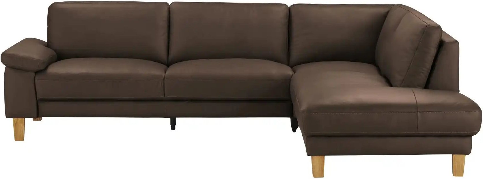 Ravensberger Werkstätten Ecksofa Leder RW-Select ¦ braun ¦ Maße (cm): B: 274 H: 77 T: 220.0 Polstermöbel > Sofas > Eckso...