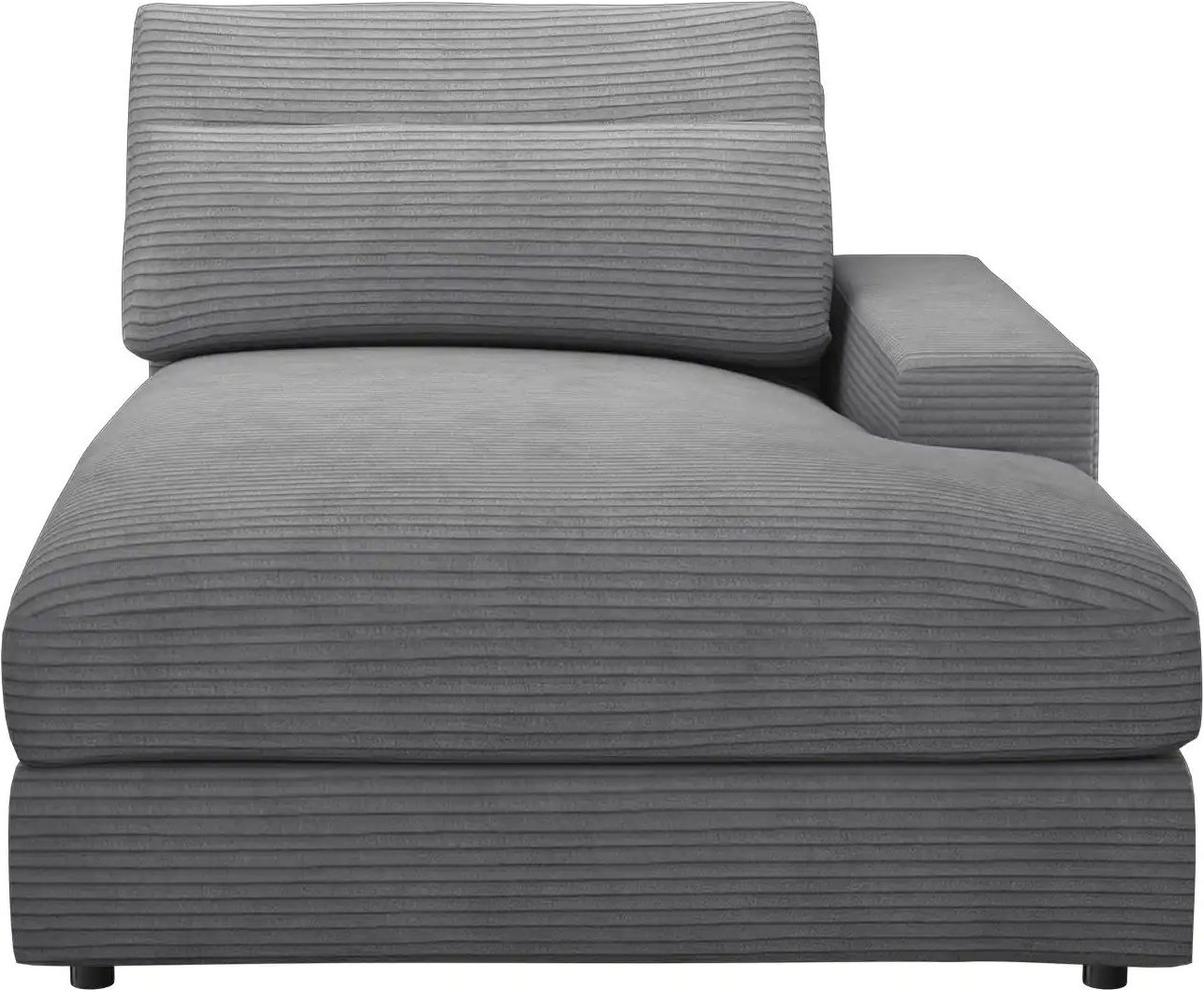 Element Ottomane Armlehne rechts Branna ¦ grau ¦ Maße (cm): B: 116 H: 88 T: 164.0 Polstermöbel > Sofas > Modulsofas - Hö...