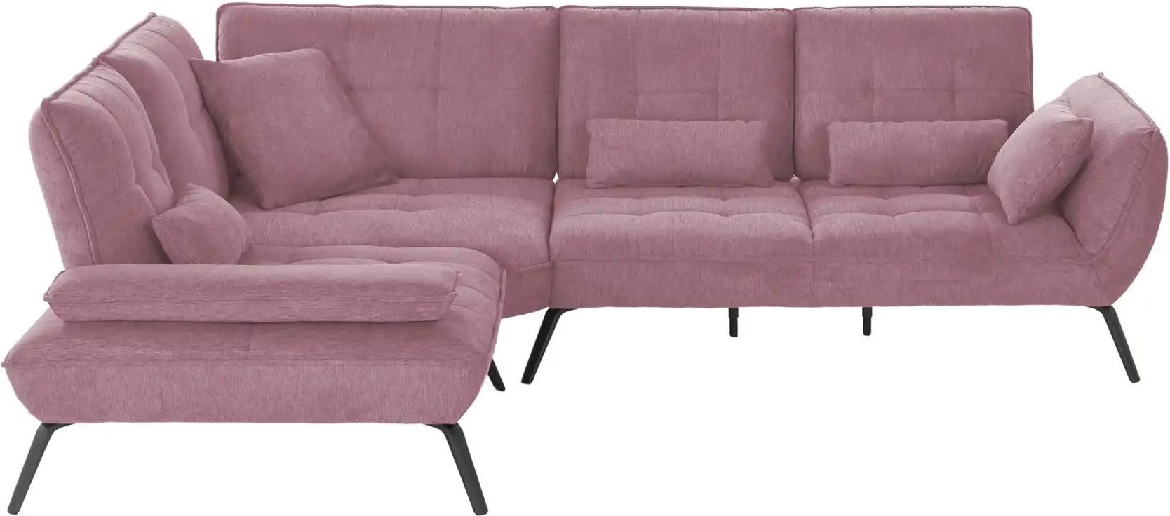 vito Ecksofa Ticona ¦ rosa/pink ¦ Maße (cm): B: 326 H: 93 T: 266.0 Polstermöbel > Sofas > Ecksofas - Höffner