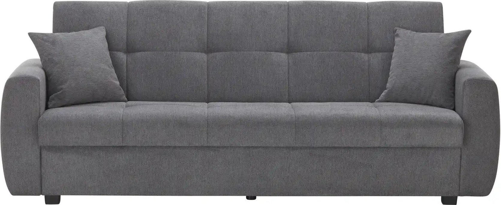 smart Schlafsofa  Antonella ¦ grau ¦ Maße (cm): B: 225 H: 84 T: 91.0 Polstermöbel > Sofas > 2-Sitzer - Höffner
