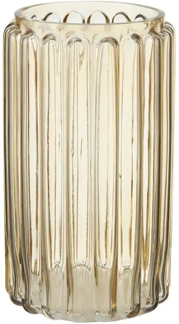 Vase ¦ braun ¦ Glas ¦ Maße (cm): H: 26 Ø: 14 Accessoires > Vasen - Höffner