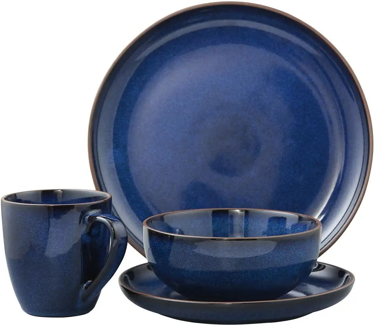 Peill+Putzler Kombiservice Ponza ¦ Steinzeug/Steingut ¦ Maße (cm): B: 27,8 H: 28,5 Geschirr > Geschirrsets > Kombiservi...