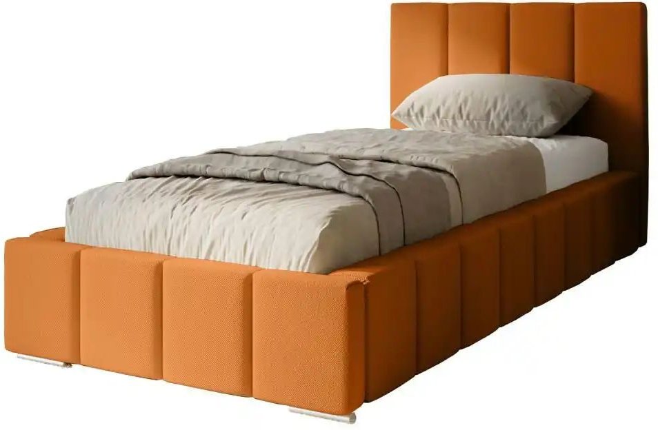 Polsterbett mit Stauraum Margate ¦ orange ¦ Maße (cm): B: 115 H: 100 Betten > Polsterbetten - Höffner
