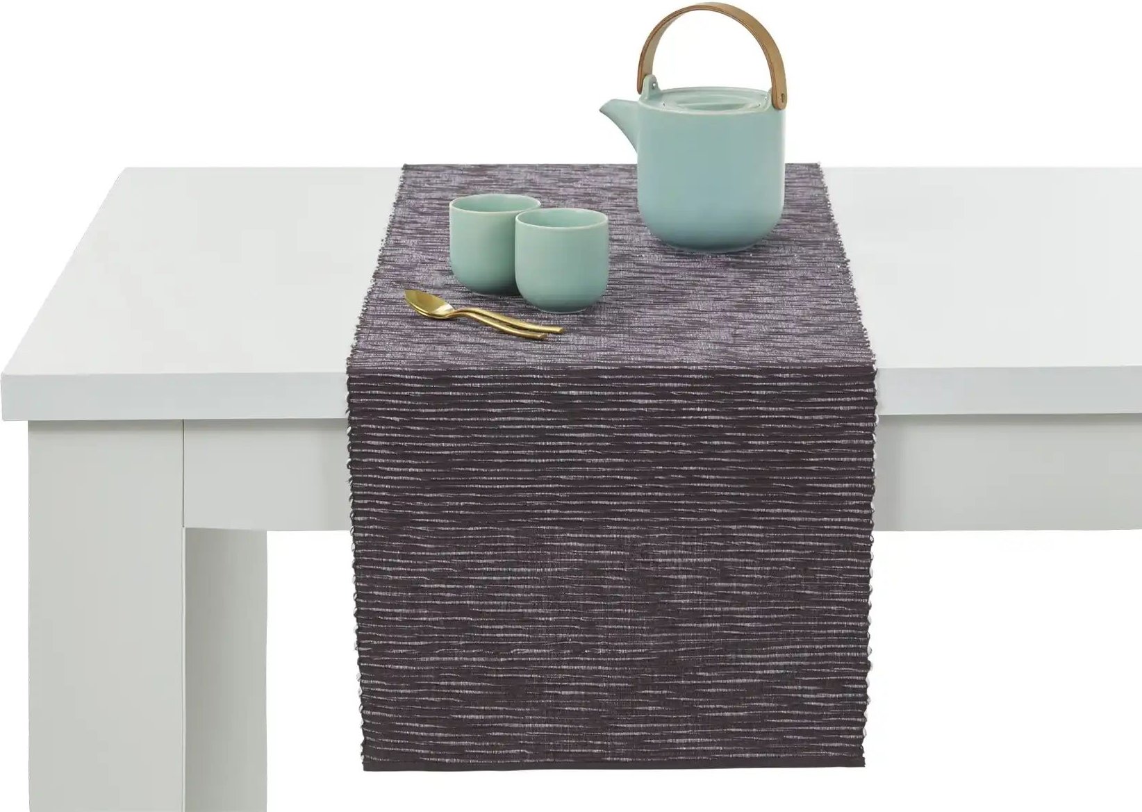 HOME STORY Tischläufer Greta ¦ schwarz ¦ 100% Baumwolle ¦ Maße (cm): B: 40 Tischwäsche & Küchentextilien > Tischläufer ...