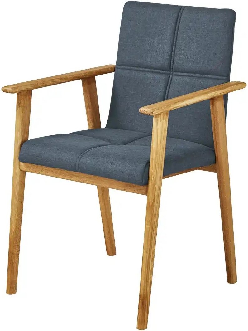 Woodford Esszimmerstuhl mit Steppung Anni ¦ blau ¦ Maße (cm): B: 56 H: 86 T: 55.0 Stühle > Esszimmerstühle > Esszimmerst...