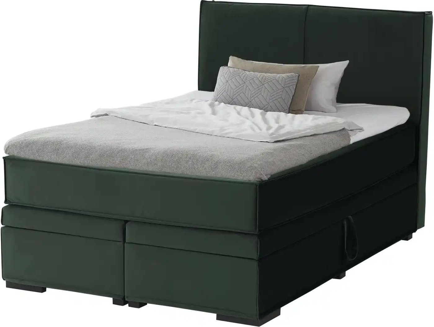 Boxi Boxspringbett mit Bettkasten Boxi Urban ¦ grün ¦ Maße (cm): B: 140 H: 125 Betten > Boxspringbetten - Höffner