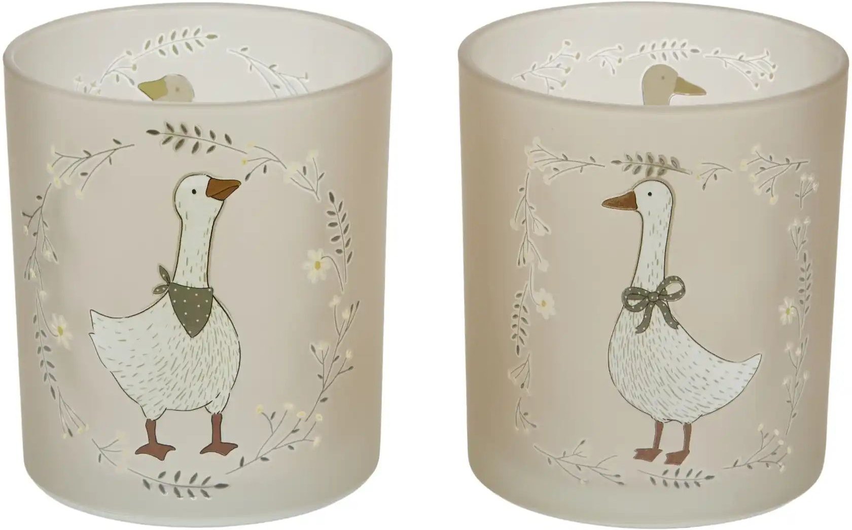 Windlicht Goosie sortiert ¦ grau ¦ Glas ¦ Maße (cm): H: 10,2 Ø: 9 Accessoires > Kerzen & Kerzenständer - Höffner