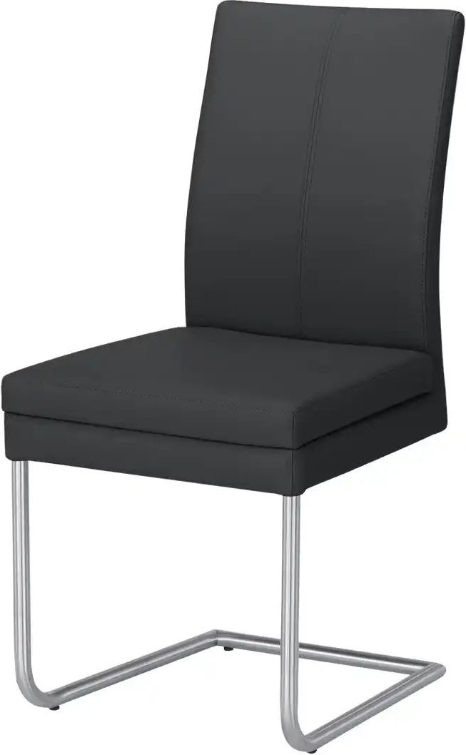 Woodford Kunstleder-Freischwinger mit Griff Levi ¦ schwarz ¦ Maße (cm): B: 43 H: 94 T: 56.0 Stühle > Schwingstühle - Höf...