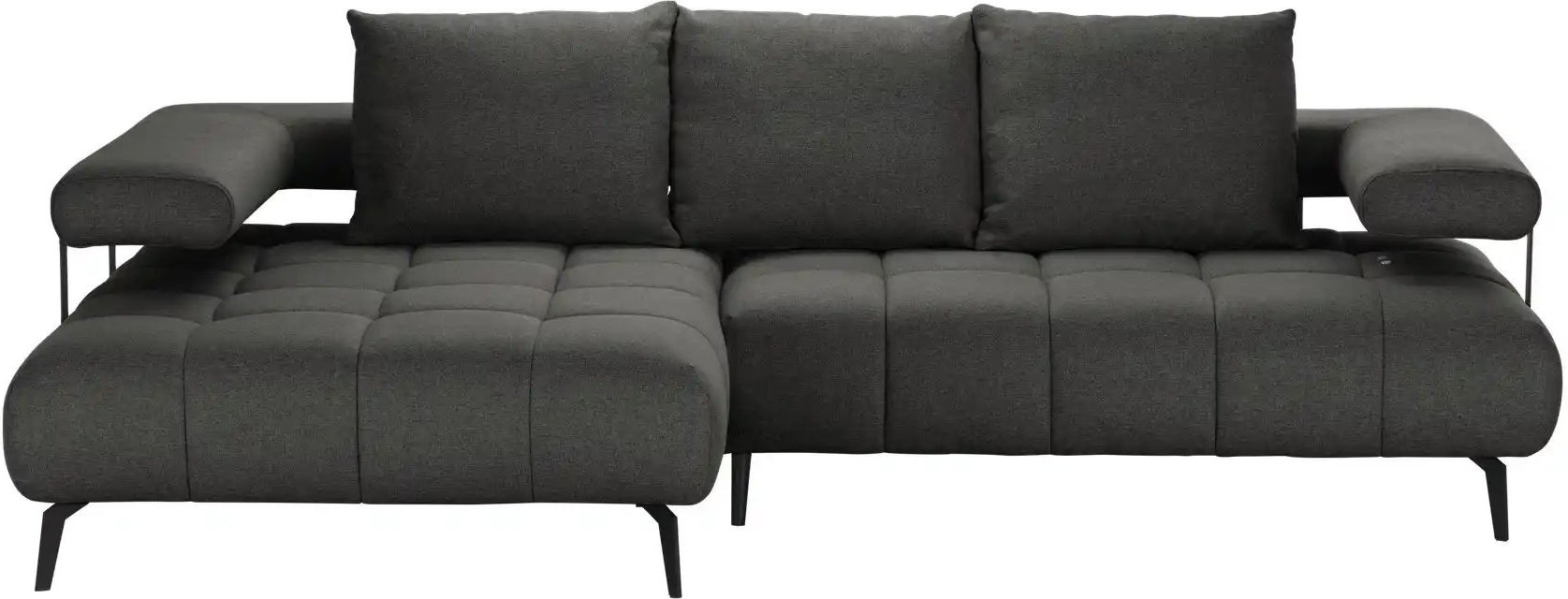 switch Ecksofa Magnetic ¦ schwarz ¦ Maße (cm): B: 266 H: 68,5 T: 180.0 Polstermöbel > Sofas > Ecksofas - Höffner