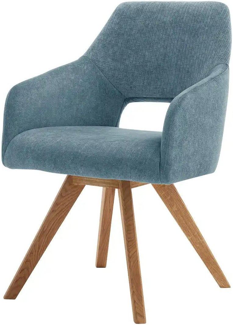 Woodford Armlehnstuhl Moderna ¦ türkis/petrol ¦ Maße (cm): B: 57 H: 84 T: 59.0 Stühle > Esszimmerstühle > Esszimmerstüh...