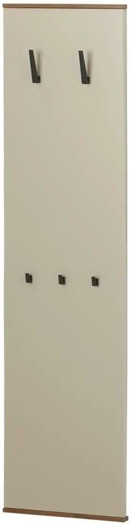 medium Garderobenpaneel Genta ¦ creme ¦ Maße (cm): B: 45 H: 176 T: 10.1 Garderoben & Kleiderstangen > Hakenleisten - Hö...