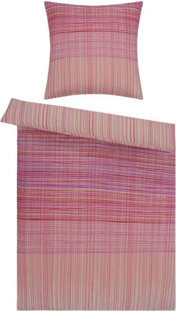 como Satin Bettwäsche  Neon Stripes ¦ rosa/pink ¦ Maße (cm): B: 135 Bettwaren > Bettwäsche > Bettwäsche ganzjährig - Höf...
