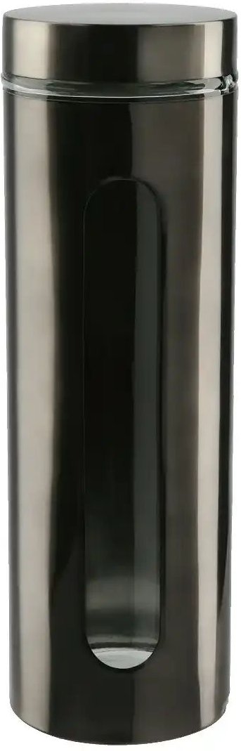 for friends Aufbewahrungsdose ¦ grau ¦ Glas,Edelstahl ¦ Maße (cm): H: 31 Ø: 10 Küchenzubehör & Helfer > Küchenhelfer ...