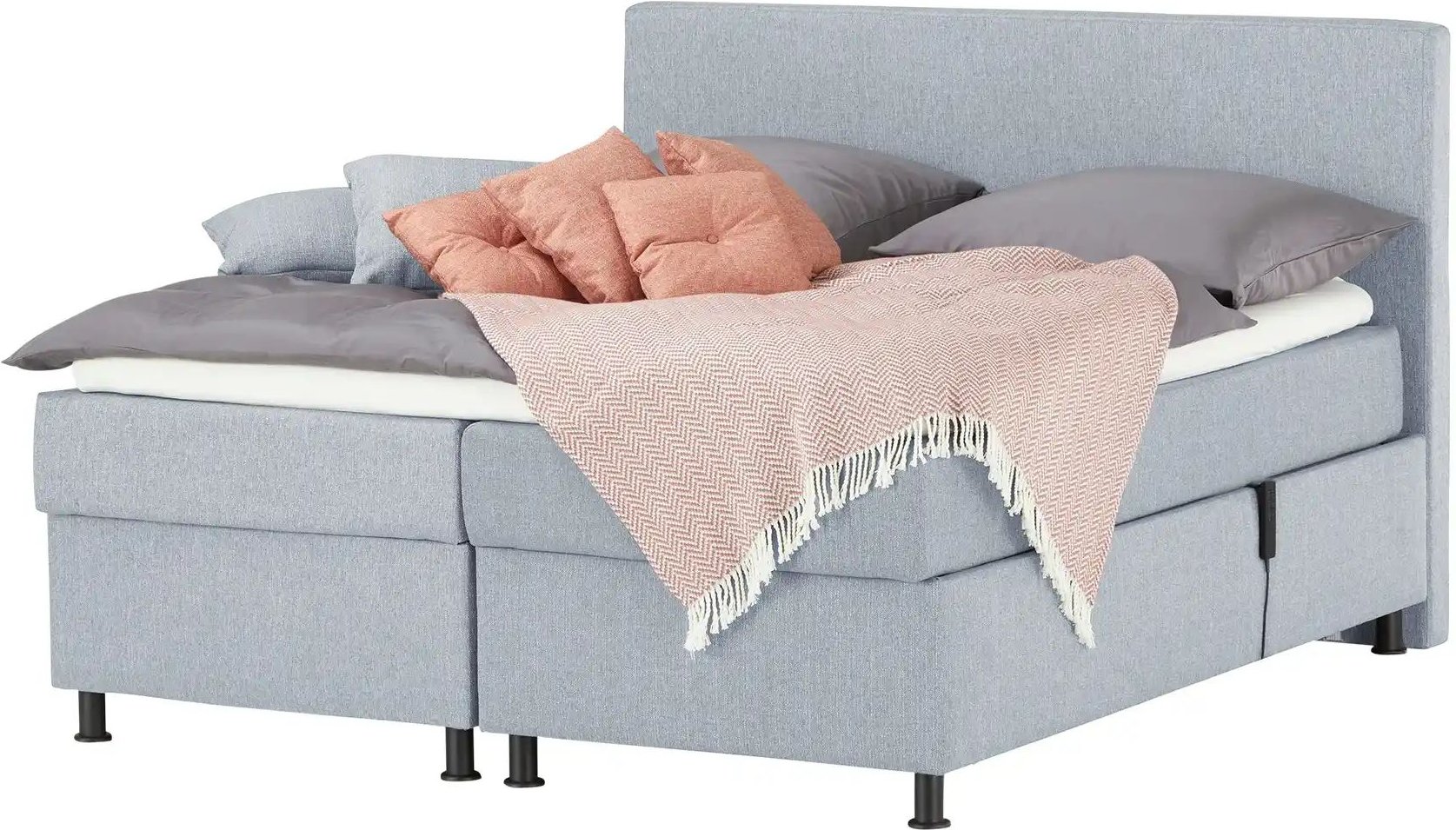 Wohnwert Motor-Boxspringbett Dormian Boro Motor ¦ grau ¦ Maße (cm): B: 160 H: 122 Betten > Boxspringbetten - Höffner