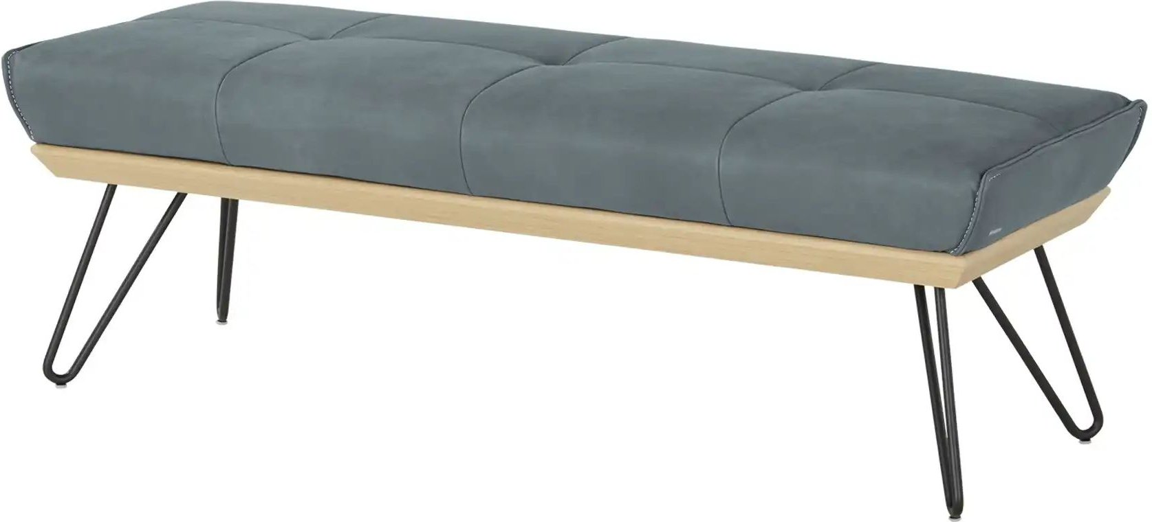 KOINOR Hockerbank Leder Dining System 4 ¦ blau ¦ Maße (cm): B: 150 H: 49 T: 54.0 Bänke > Einzelbänke - Höffner