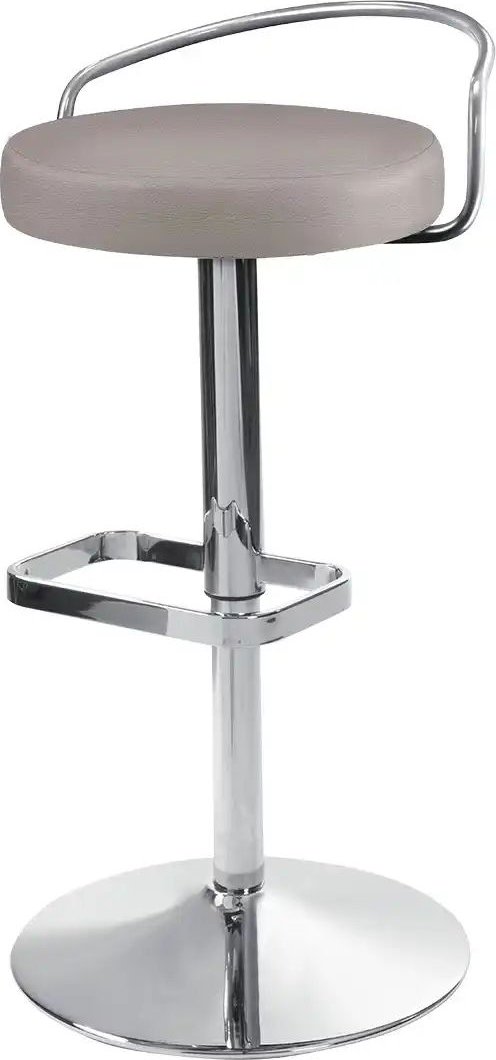 Barhocker mit Rückenbügel Leder MyDivo ¦ braun ¦ Maße (cm): B: 44 T: 46.0 Polstermöbel > Hocker > Barhocker - Höffner