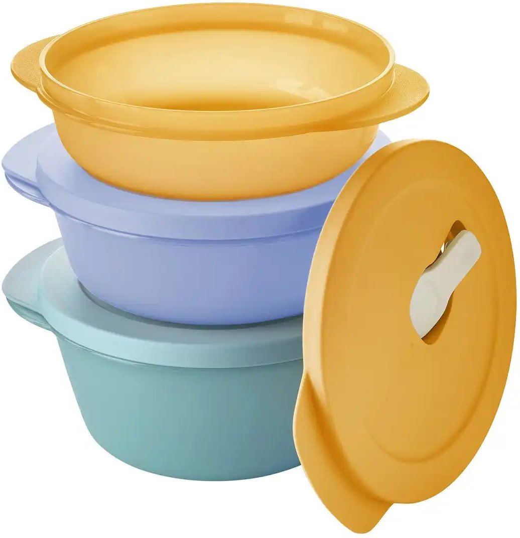Tupperware Micro-Tup Schüssel-Set ¦ mehrfarbig ¦ Kunststoff ¦ Maße (cm): B: 20 H: 20 T: 18.0 Küchenzubehör & Helfer > ...